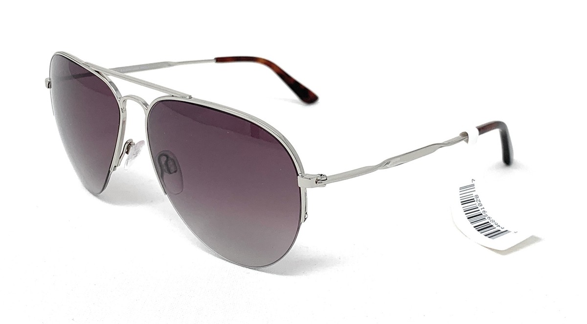 Balenciaga Unisex Sunglasses BA0125 16T Shiny Palladium 58mm | eBay