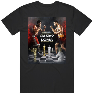Devin Haney vs Vasiliy Lomachenko Fight Poster Boxing Fan T Shirt