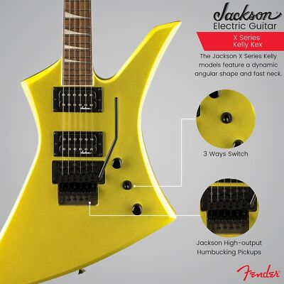 Jackson Kelly Type 超美品！ Jackson X Series Kelly KEX Electric Guitar Lime Green