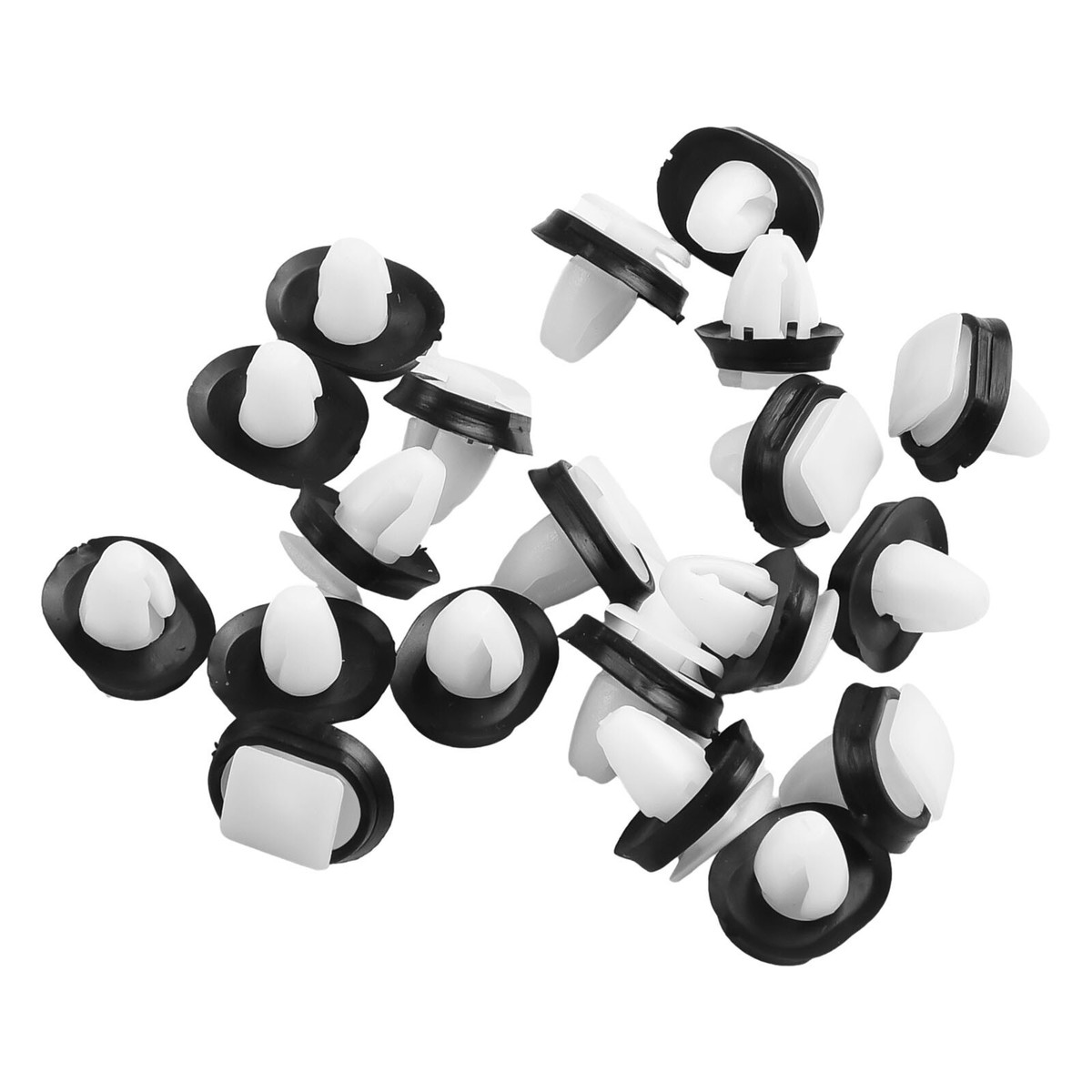 100 Clip Di Fissaggio In Plastica Con Guarnizione - Per Foro 9 Mm | Compatibili Fiat, Peugeot, Citroen - Foto 3