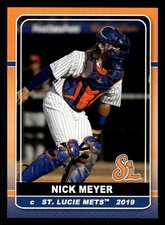 Nick Meyer 2019 Grandstand St. Lucie Mets #NNO St. Lucie Mets