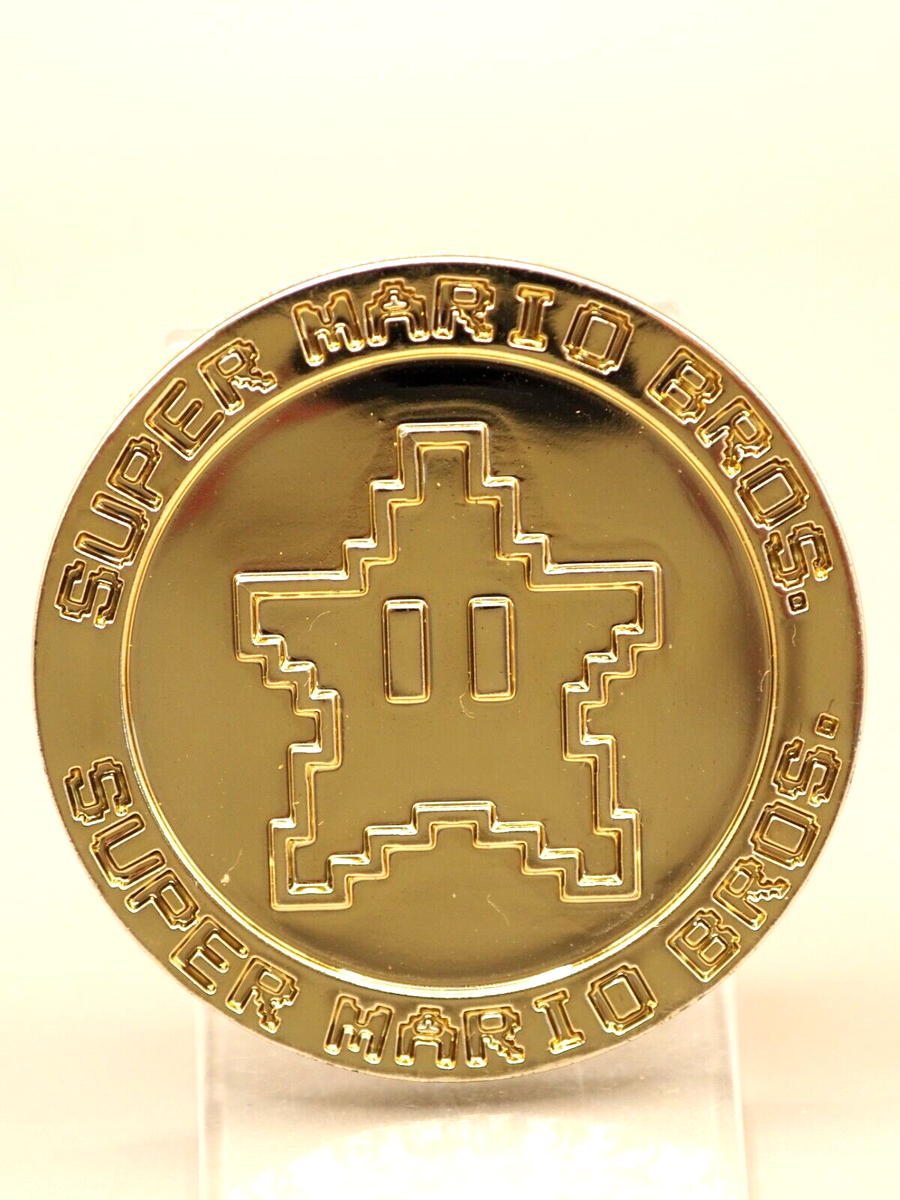 Star Super Mario Bros Medal Coin 1985 Nintendo Japan O373 | eBay