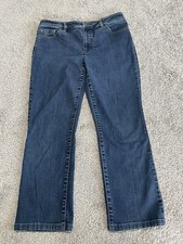 Lauren Ralph Lauren Women's Jeans Size 10 Classic Straight Blue Stretch