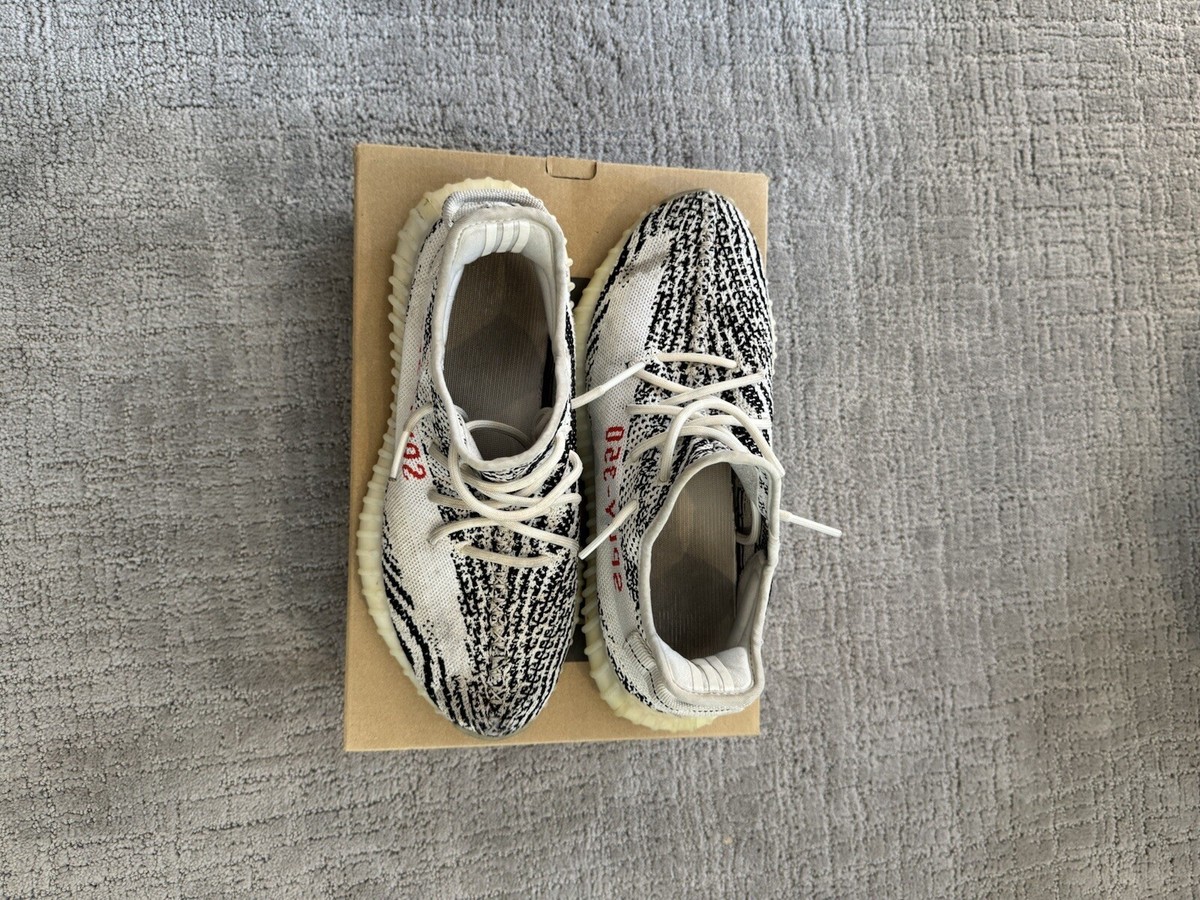 Size 9.5 - adidas Yeezy Boost 350 V2 Low Zebra 889773948210  display picture 1