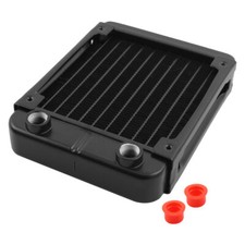 Computer CPU Aluminum 10 Pipes Water Cooling Heat Exchanger Radiator 120mm Black