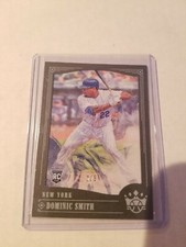 2018 Diamond Kings Dominic Smith RC #95 Green Frame Parallel 2/5 New York Mets
