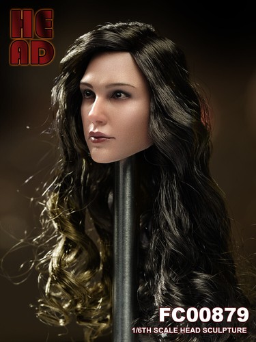 1/6 Wonder Woman Girl Head Sculpt Carved For 12" Female Action Figure Doll Model - Picture 12 of 15