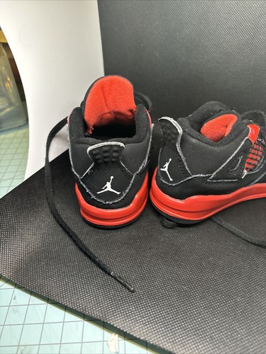 JORDAN RED THUNDER 7c NIKE AIR JORDAN 4’s 23 Bulls Three Peat All Time Great - Picture 5 of 5