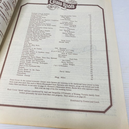 VINTAGE - GRASS ROOTS MAGAZINE FAMILY BOOK - 1990 - Issue No. 82. - Picture 5 of 6
