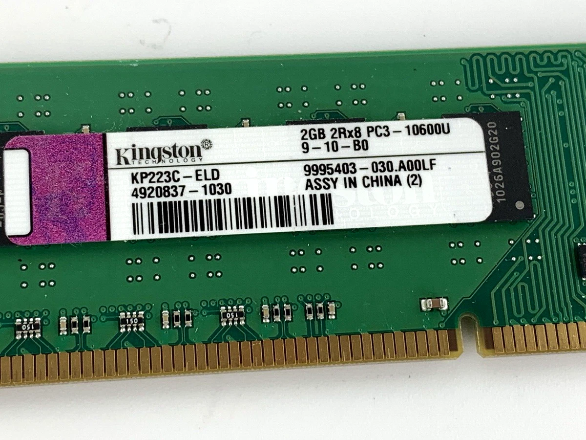 Kingston 2gb 2rx8 best sale pc3
