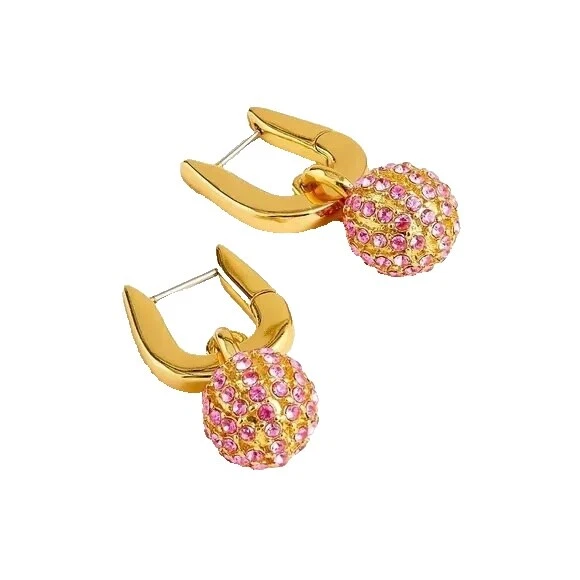 Pendientes de Moda Aro J.CREW Glass