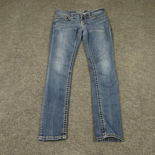 Buckle BKE Jeans Womens Size 27 Sabrina Stylish Tapered Leg Denim 5 Pocket - Picture 2 of 13