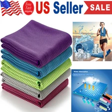 5 Pack Cooling Towel Ice Towel Neck Wrap For Sports Running Jogging Gym Chilly