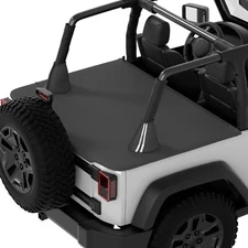 JOYTUTUS Tonneau Cover Compatible with Wrangler JK 2 Doors, JK Cargo Trunk Co...