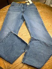 Levi  s Premium 70s Blue Denim High Rise Flare Wide Leg Jeans Women 27x30 NWT 98