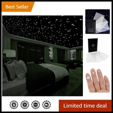 606 Domed Glow in The Dark Stars: Enchanting Bedroom Decorations for Kids