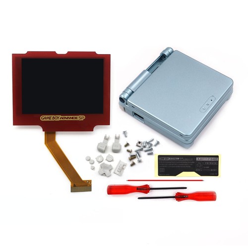 Kits de retroiluminación LCD con pantalla prelaminada GBA SP IPS + carcasa - Imagen 25 de 51