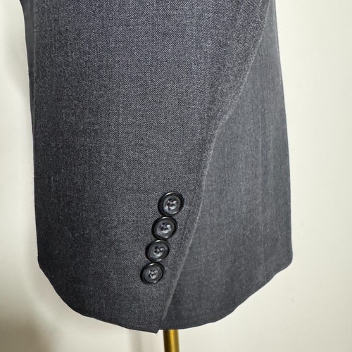 Kuppenheimer Men's 38R Gray Wool Two-Piece Suit 34W Pants Solid - Picture 3 of 15