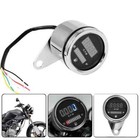 Universal Motorcycle Voltmeter 2 in 1Led Digital Tachometer Odometer Speedometer