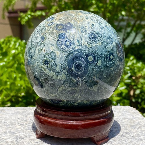 3.61LB Natural Peacock's eye Crystal Polishing Stone ball Healing - 第 9/12 張圖片