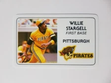 WILLIE STARGELL 1981 PERMA-GRAPHICS SUPER STAR #14 PITTSBURGH PIRATES