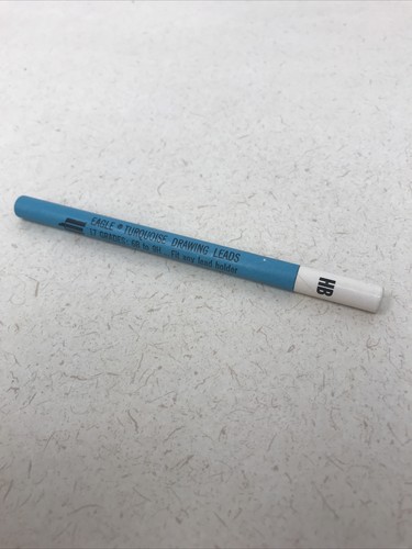 New Vintage Eagle Turquoise Mechanical Pencil Lead HB NOS Made in USA 7 leads