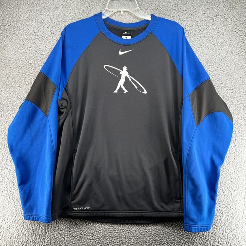 Nike Swingman Griffey Jr Therma-FIT Sweatshirt Men’s L Blue Black Baseball