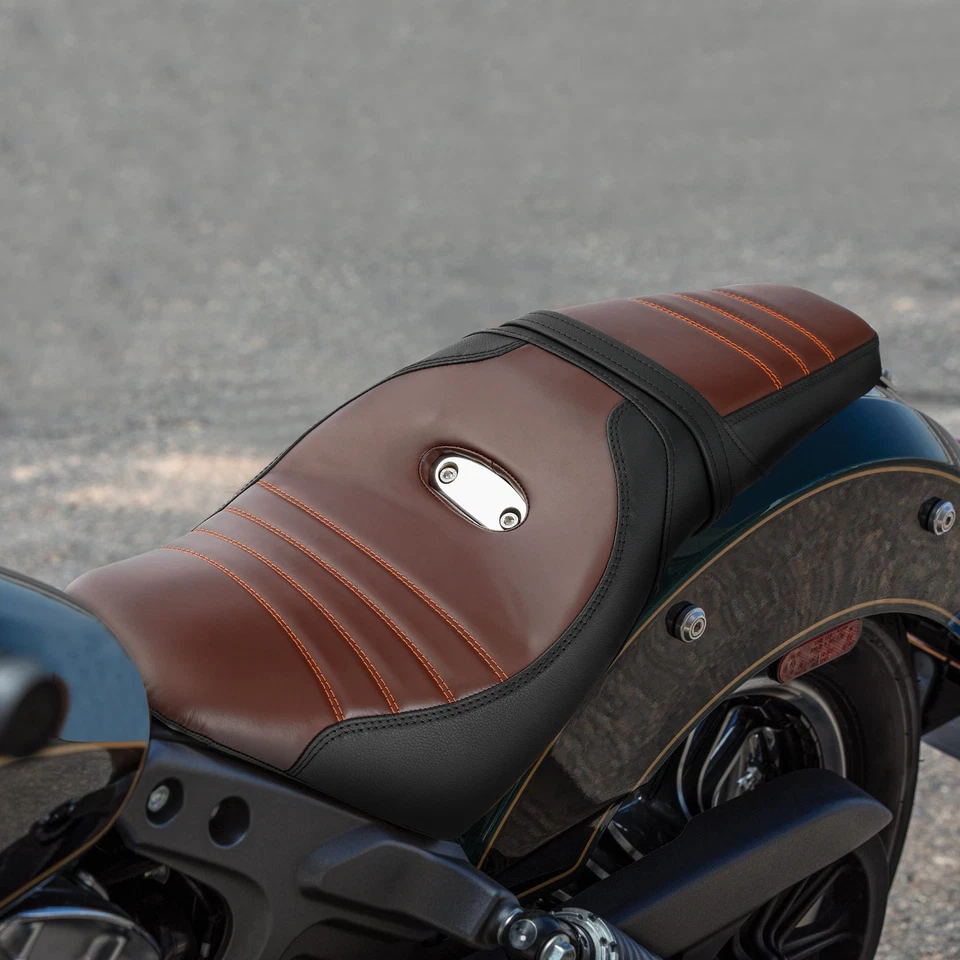 Assento de passageiro motorista compatível com Indian Scout 2015-2024 Scout Sixty 2016-2024 - Imagem 2 de 4