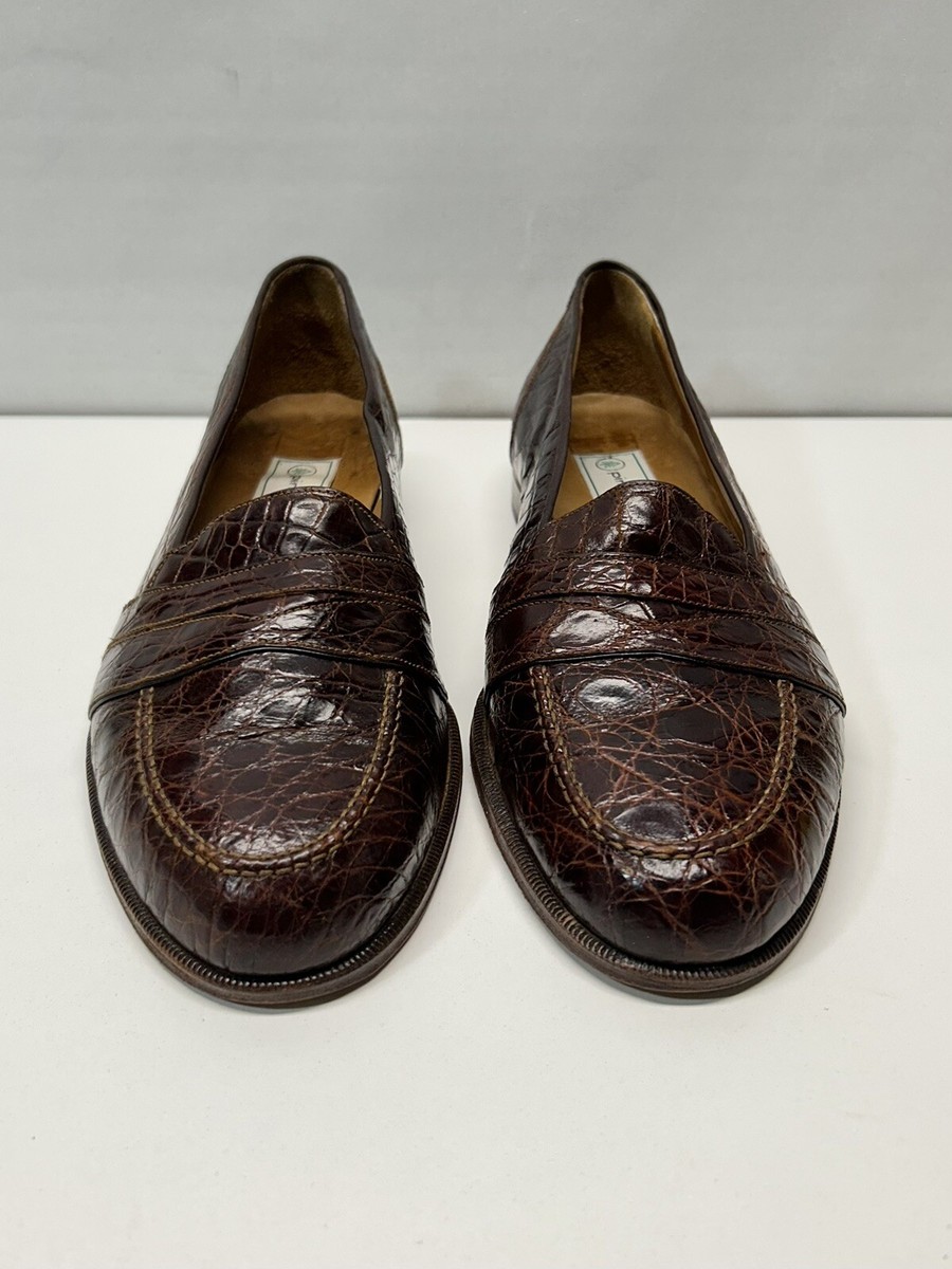 Pino Giardini Italian Crocodile Loafers Pino Giardini | Shoes | Pino Giardini Italian Crocodile  main image 4