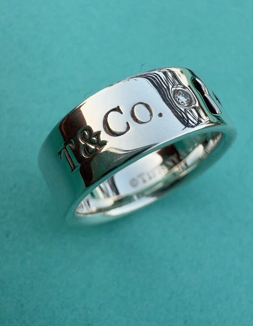 Tiffany & Co. NY T&co Sterling Silver 925 Wide Love Pinky Tiffany & Co. NY T&co Sterling Silver 925 Wide Love Pinky