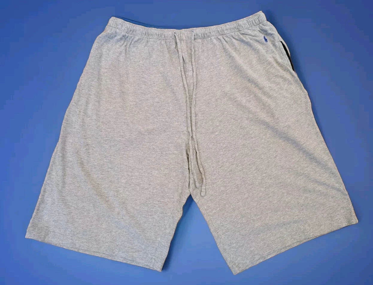 Polo Ralph Lauren Men’s Gray Relaxed Fit Cotton Supreme Sleep Shorts Large L