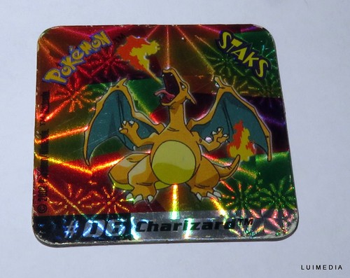 Pokemon Staks Holo #06 Charizard / Staks Johto League Champions - Magnet (7) - Bild 3 von 3