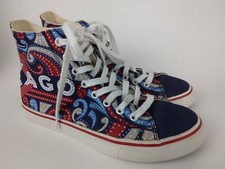 Inkkas High Top Shoes Sneakers Canvas W82 Chicago Womens Size 7 Mens Size 5
