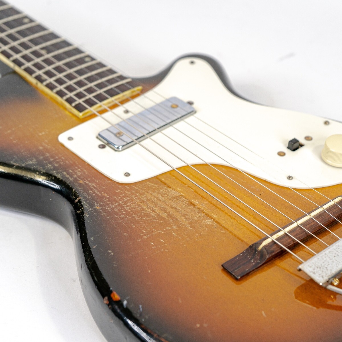 Rare Color! Early 50s Harmony Stratotone H-44 Sunburst w
