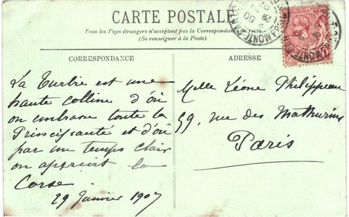 CPA carte postale Monaco Monte Carlo Chemin de fer de la Turbie 1907 VM61669ok - Picture 2 of 2