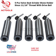 New Valve Seat Grinder Stone 5 Pcs Holder Sioux 1116 Thread With Drive Ball