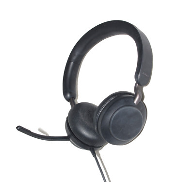 Jabra Evolve2 40 PC Stereo Headset (alle Plattformen, USB-A) - Schwarz