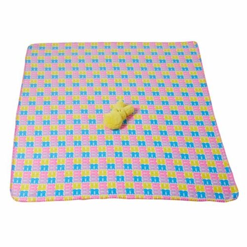 Peeps Easter 8" Yellow Bunny Plush & Blanket Throw Set ~ NWT - Picture 2 of 10