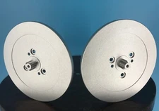 Burlington Recording Trident Aluminum Turntable Plates Tascam Reel To Reel PAIR