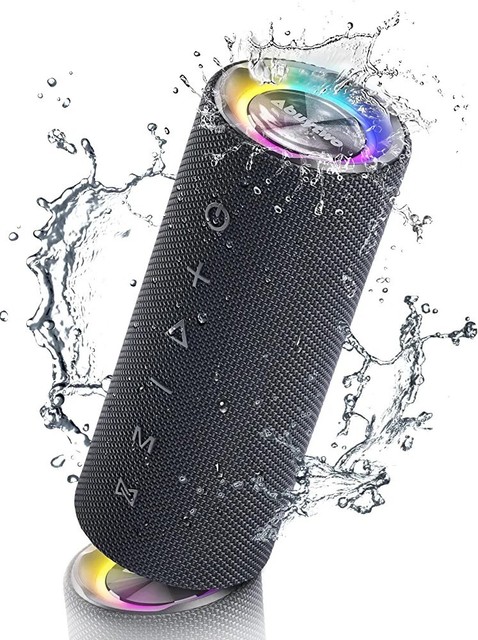 Bluetooth Speaker Portable waterproof light blue ABUYTWO LED 30W RRP Bluetooth Speaker Portable waterproof light blue ABUYTWO LED 30W RRP