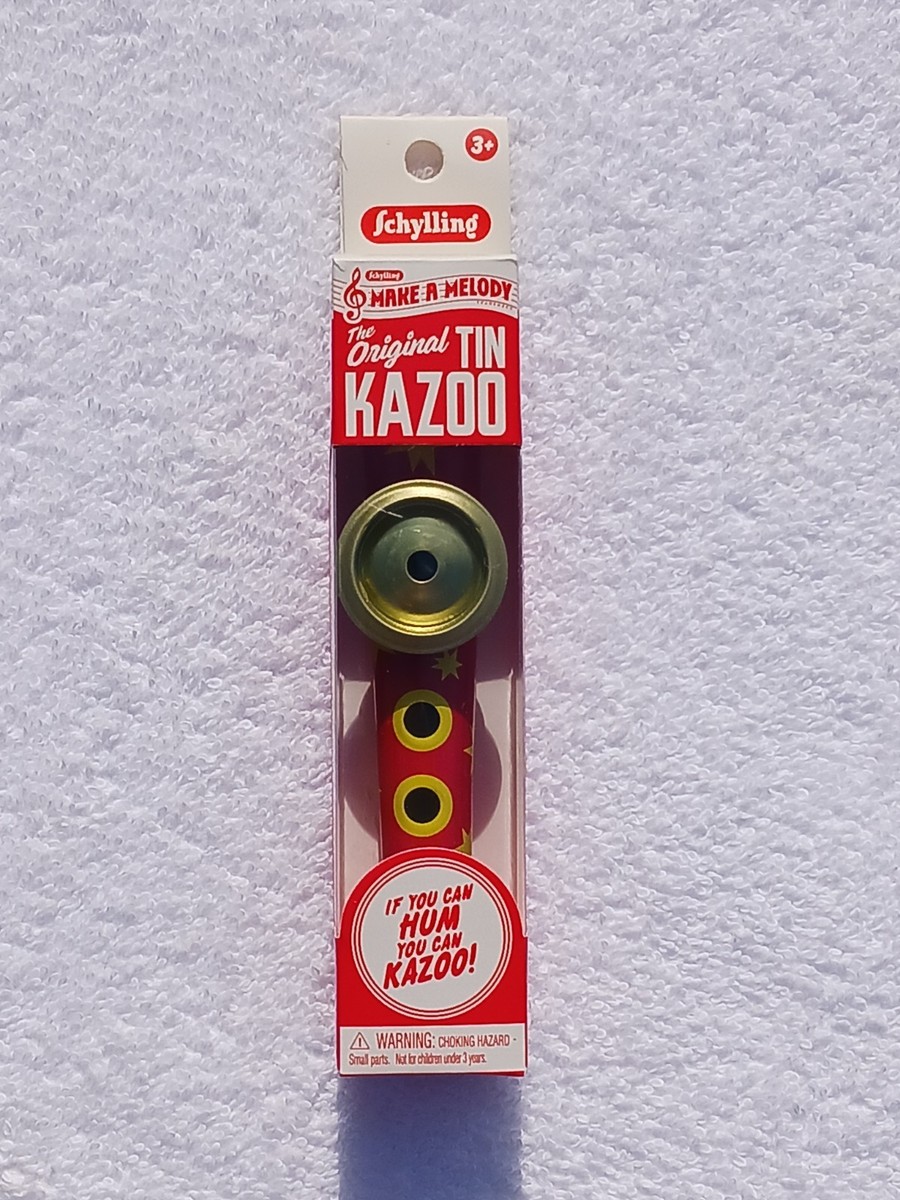 Green & Blue Kazoo by Schylling Instrument All Metal Hum Humming