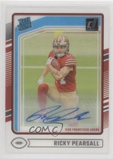 2024 Panini Clearly Donruss Rated Rookie Auto Ricky Pearsall #65 Auto 1hy2