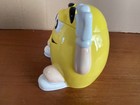 Very rare, Vintage 1999 NUTS YELLOW M&M Candy Ceramic Cookie Jar. NIB — photo 4