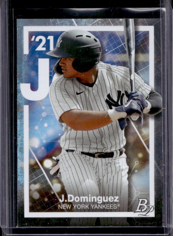 2021 Bowman Platinum Jasson Dominguez Precious Elements Rookie RC #PE-15 Yankees