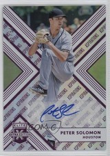 2018 Panini Elite Extra Edition Aspirations Purple /50 Peter Solomon Auto 6fs