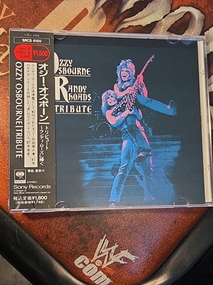 Ozzy Osbourne Tribute Japan CD w/ OBI SRCS-6150 Randy Rhoads Live 1987