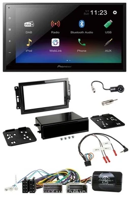 Pioneer USB Bluetooth DAB 2DIN Lenkrad Autoradio für Dodge Jeep - Bild 1 von 4