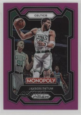 2023-24 Panini Prizm Monopoly Pink Prizm 78/149 Jayson Tatum #7 0v5w
