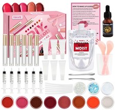 Lip Gloss Making Kit, Lip Gloss Kit, Diy Lipgloss Set, Fun Make Your Own Lipg...