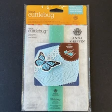 Anna Griffin Feather Illusion Set of 2 Embossing Folders Folder New 2002350